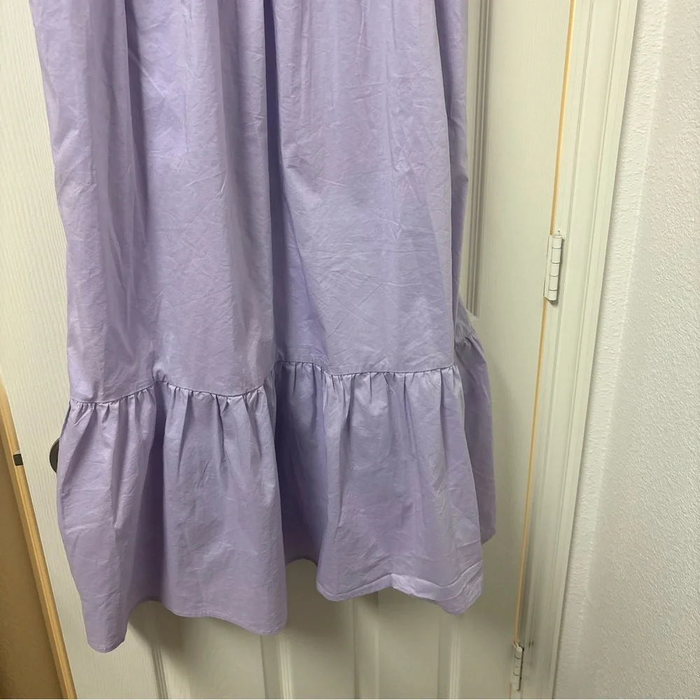 &merci Purple Lavender Puff Sleeve Dress - Picture 9 of 9
